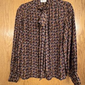 Dior Multicolor Checkered Blouse